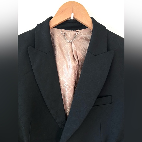 CHARLES JEFFREY LOVERBOY printed single-breasted Glasgow Blazer | Large | Unisex - Picture 7 of 15